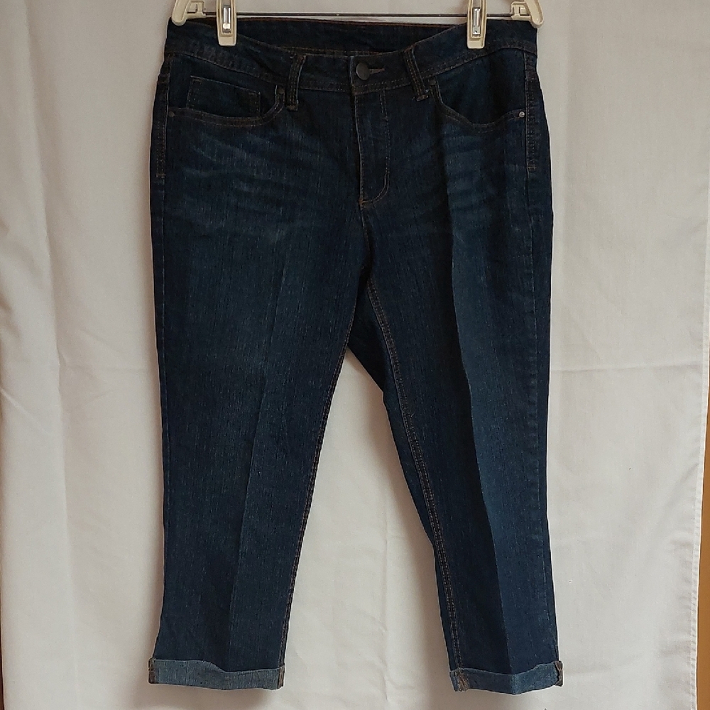 Faded Glory Dark Blue Ankle Jeans